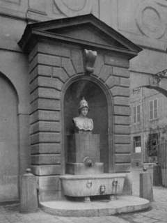 Paris, institut de France, fontaine de Minerve